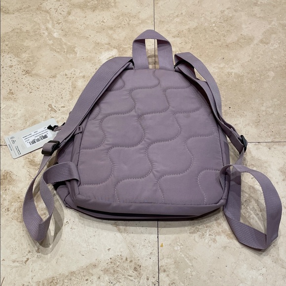 Adidas Lavender Linear Mini Backpack - Brand New with Tags - Picture 2 of 3